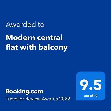 Modern Central Flat With Balcony & Free Parking On-Site Bournemouth Luaran gambar
